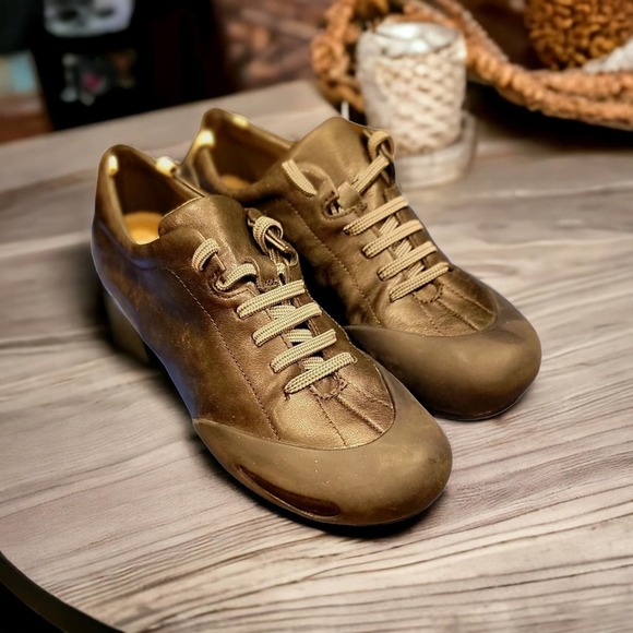 Camper black leather Alicante womens sneaker size 6.5 - Picture 1 of 8